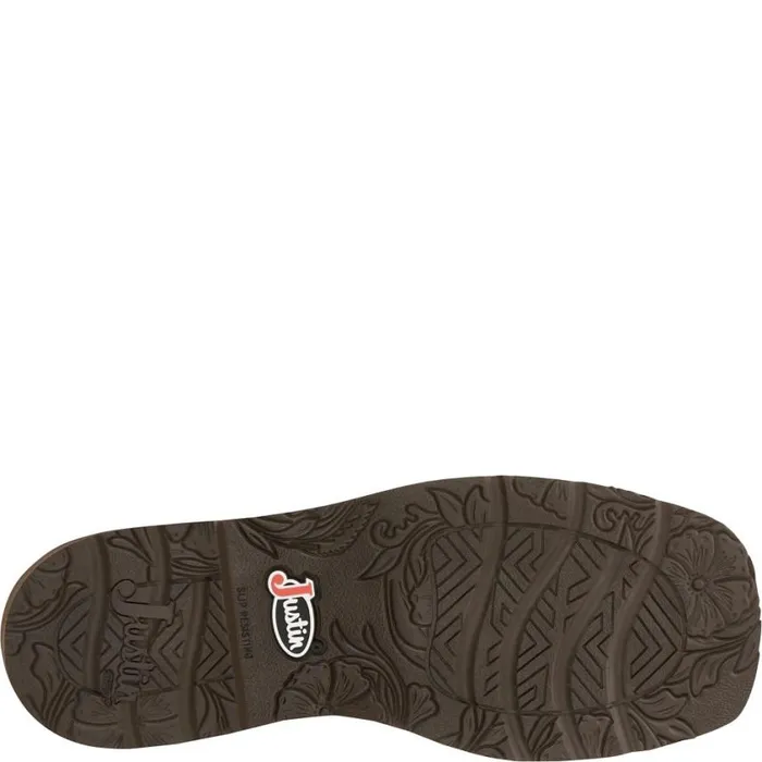 Western Women Justin Boots Paisley 11034 Western Boot Brown