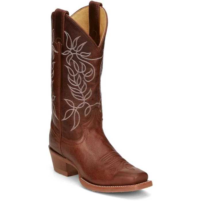Western Women Justin Boots Vickery 12034 Western Boot Brown