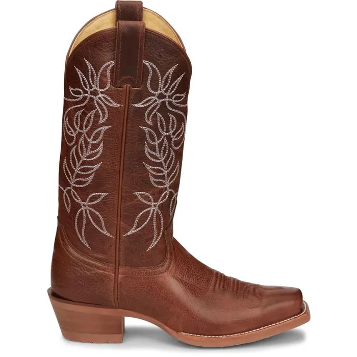Western Women Justin Boots Vickery 12034 Western Boot Brown