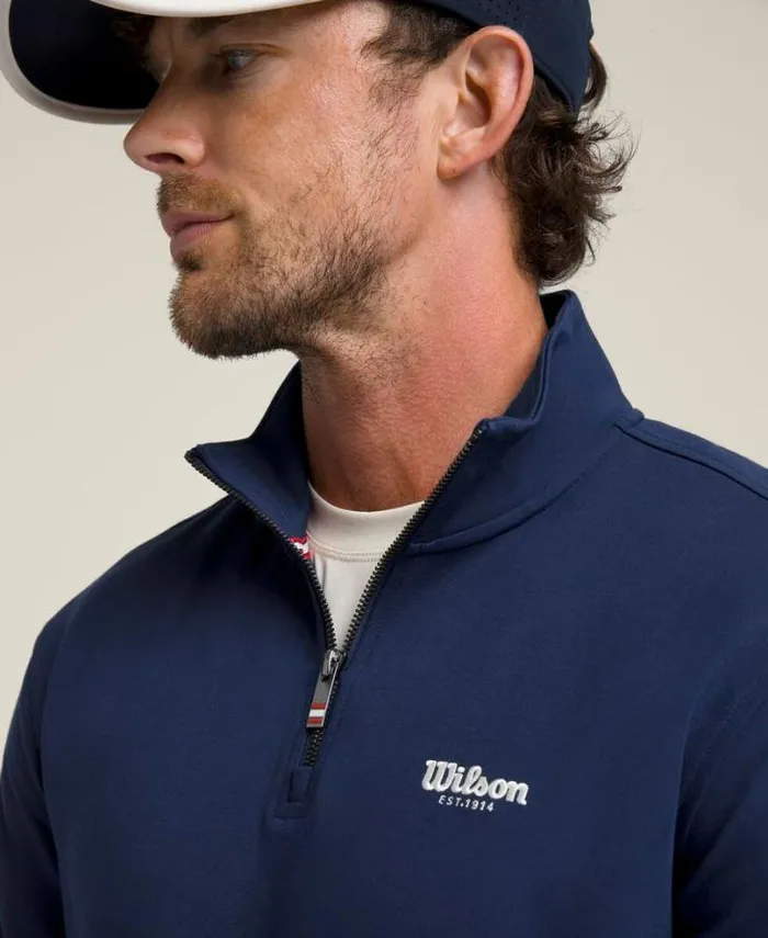 Wilson Outerwear Men Clairmont WarmUp Popover 8211 Classic Navy