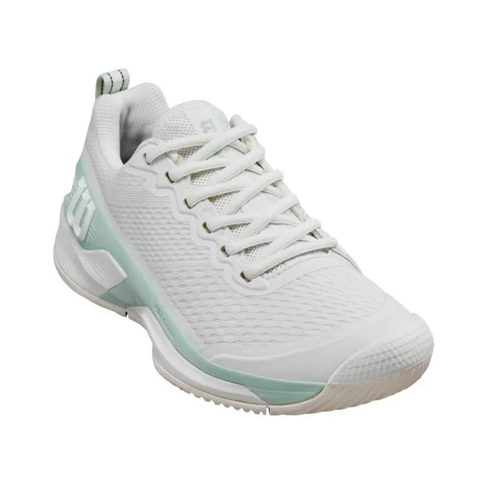 Wilson Shoes Sports Rush Pro 45 Women039s Tennis Shoe 8211 White Surf Spray Tofu