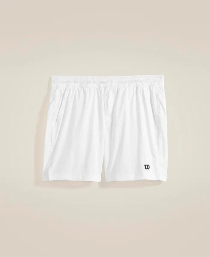 Wilson Shorts Men Tennis Volley Short 8211 Bright White