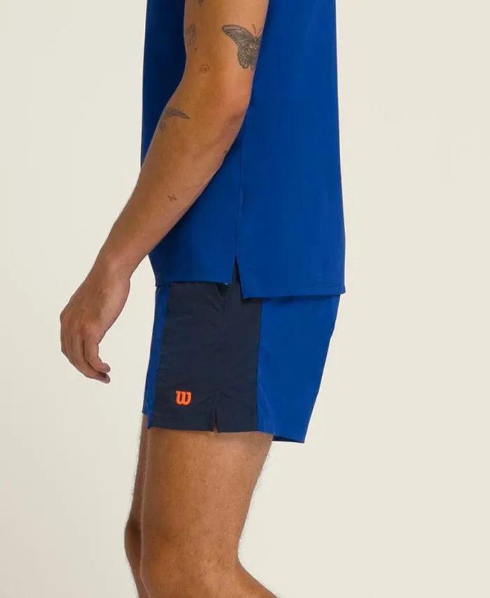 Wilson Shorts Men Tennis Volley Short 8211 Royal Blue Classic Navy Wilson Shorts Men Tennis Volley Short 8211 Royal Blue Classic Navy