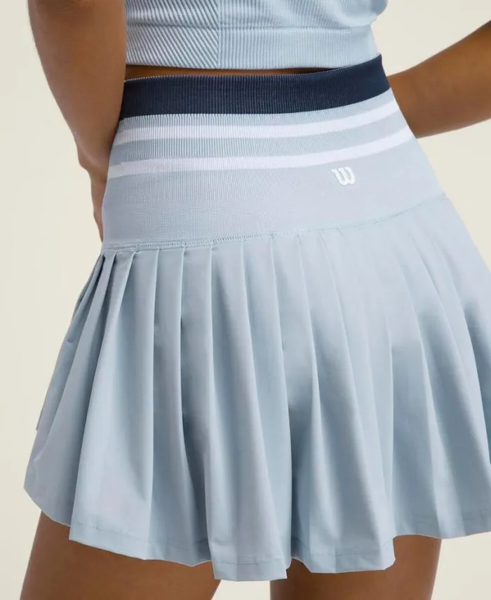Wilson Skirts Women Midtown Wrap Tennis Skirt 8211 Blue Fog