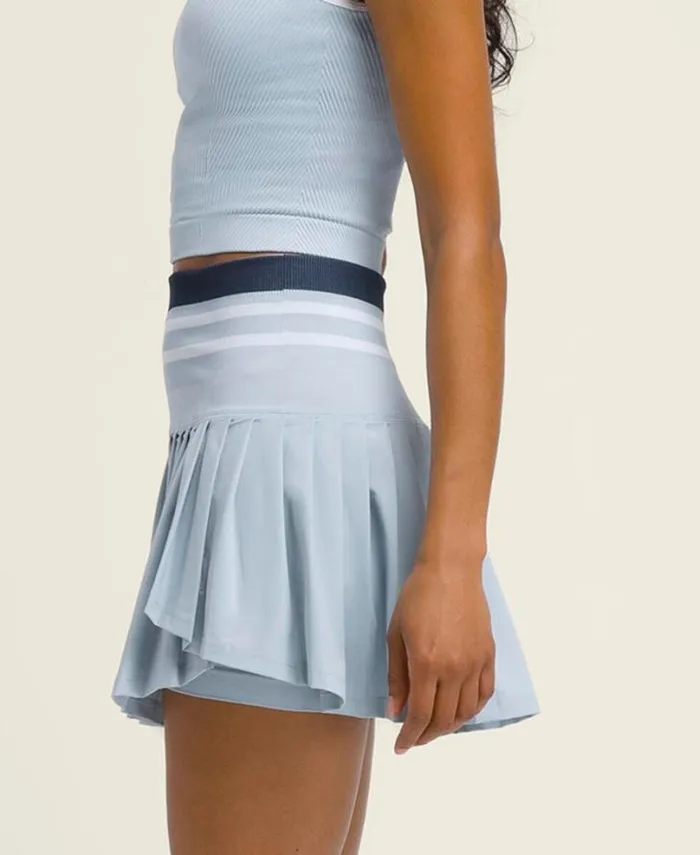 Wilson Skirts Women Midtown Wrap Tennis Skirt 8211 Blue Fog