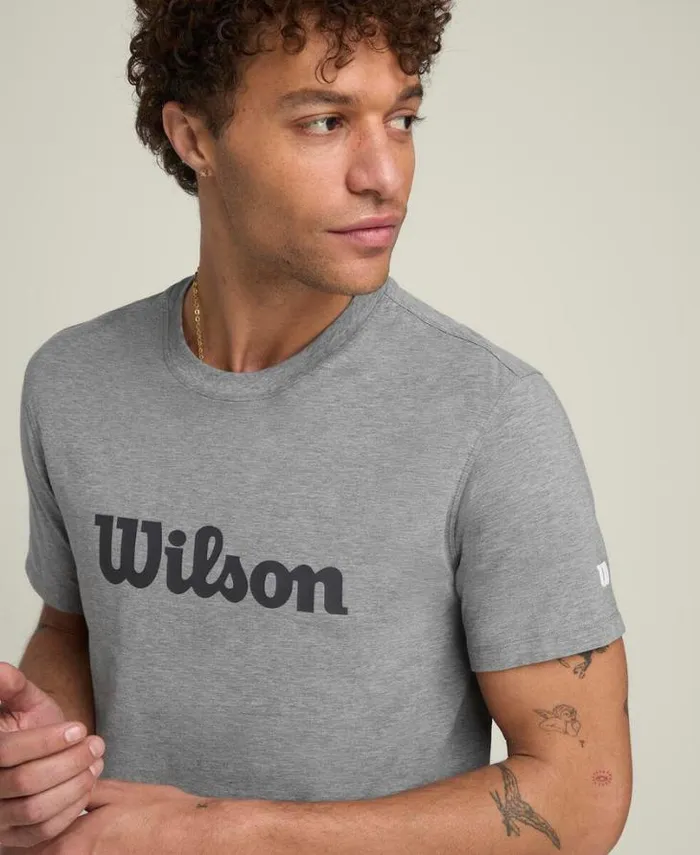 Wilson Tees Men Easy Street Tee 8211 Medium Gray Heather