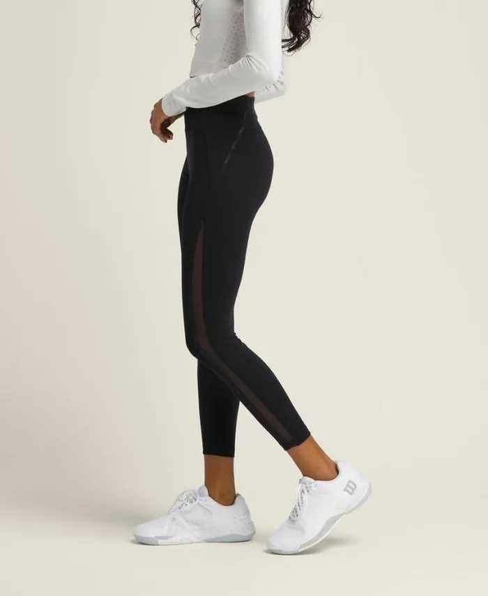 Wilson Tights Leggings Women Idol Tennis Tight 8211 Black Wilson Tights Leggings Women Idol Tennis Tight 8211 Black