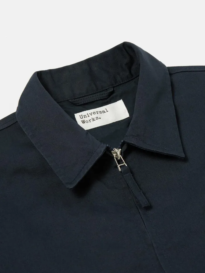 Windcheater In Navy Embroidered Twill Men Universal Works Jackets