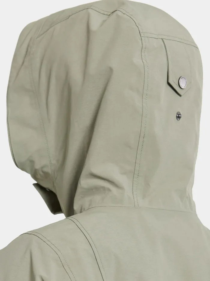 Women Adria Parka Mistel Green Didriksons Spring Jackets