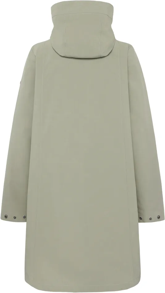 Women Adria Parka Mistel Green Didriksons Spring Jackets