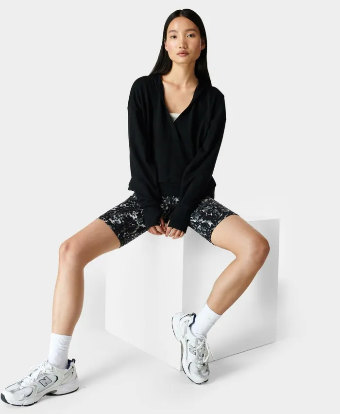 Women After Class Relaxed Hoody Black Sweaty Betty Jumpers Hoodies