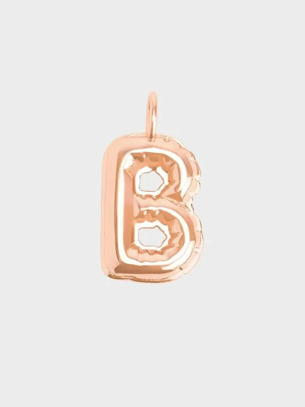 Women Alphabet 039B039 Charm 8211 Rose Gold CHARLES and KEITH Charms