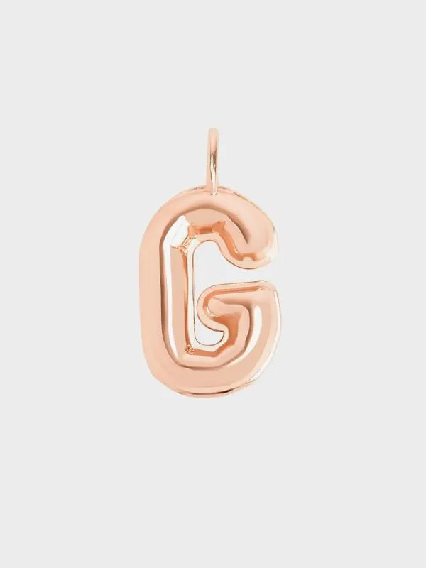 Women Alphabet 039G039 Charm 8211 Rose Gold CHARLES and KEITH Charms