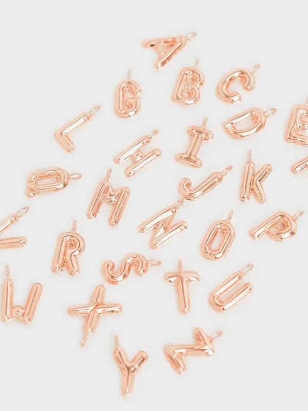Women Alphabet 039Z039 Charm 8211 Rose Gold CHARLES and KEITH Charms