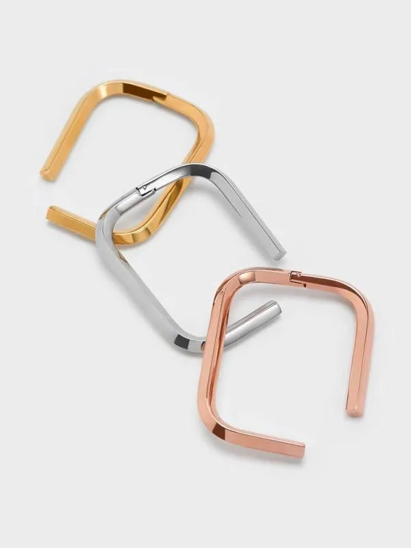 Women Angular Cuff Bracelet 8211 Silver CHARLES and KEITH Bracelets Women Angular Cuff Bracelet 8211 Silver CHARLES and KEITH Bracelets