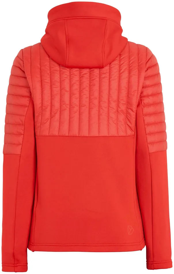 Women Annema FullZip Lava Red Didriksons Outdoor Jackets