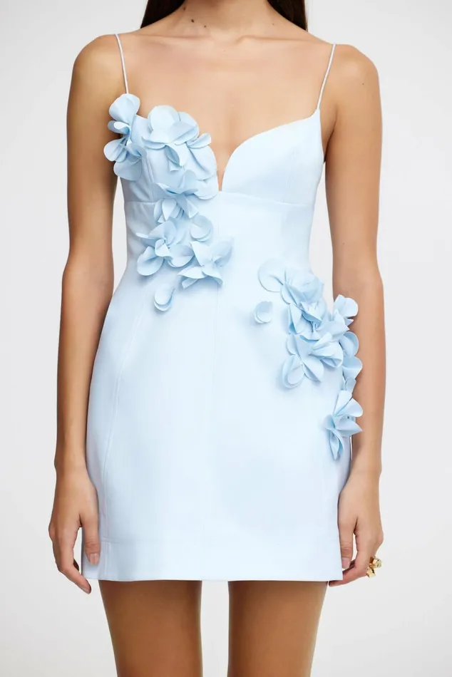 Women BILSTON MINI DRESS Baby Blue Acler Mini Dresses