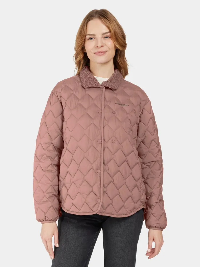 Women Bim Jacket Faded Wine Didriksons Autumn Jackets