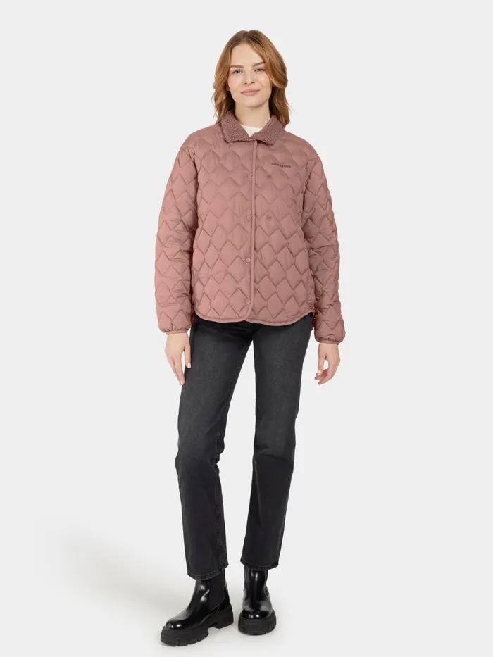 Women Bim Jacket Faded Wine Didriksons Autumn Jackets