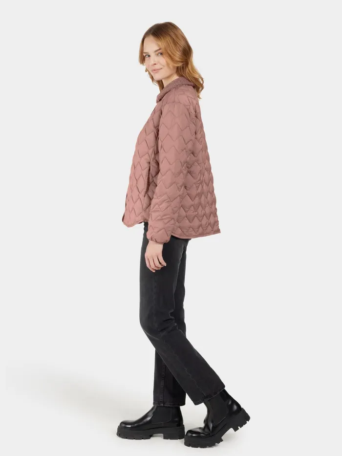 Women Bim Jacket Faded Wine Didriksons Autumn Jackets