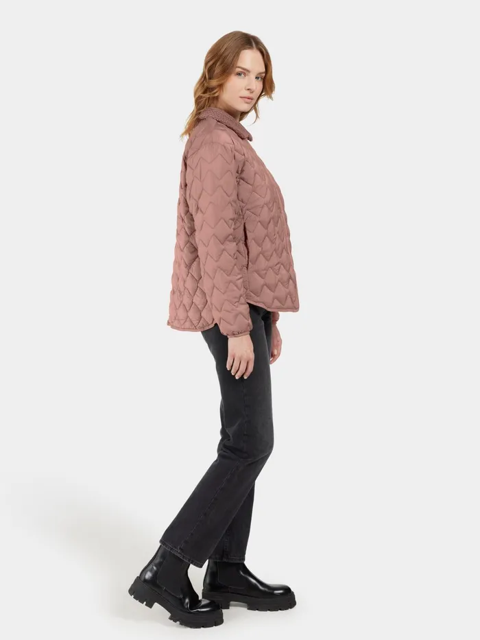 Women Bim Jacket Faded Wine Didriksons Autumn Jackets
