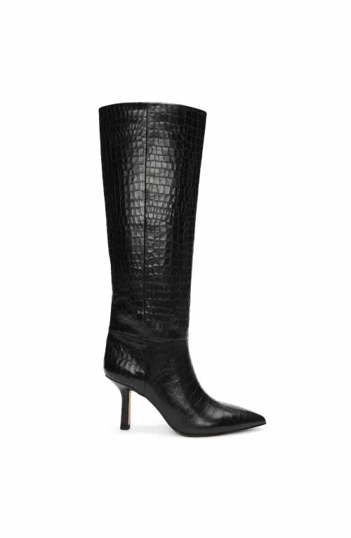 Women Boots Liverpool Los Angeles Bryn Max Calf Twotone Leather Boot Black