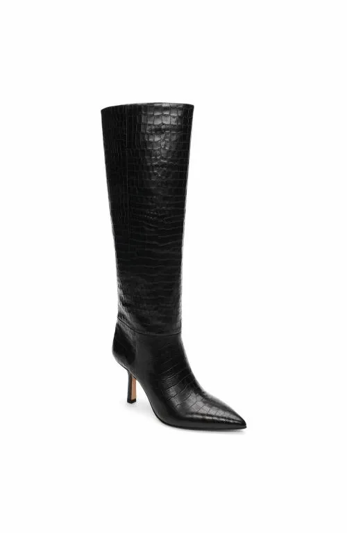 Women Boots Liverpool Los Angeles Bryn Max Calf Twotone Leather Boot Black