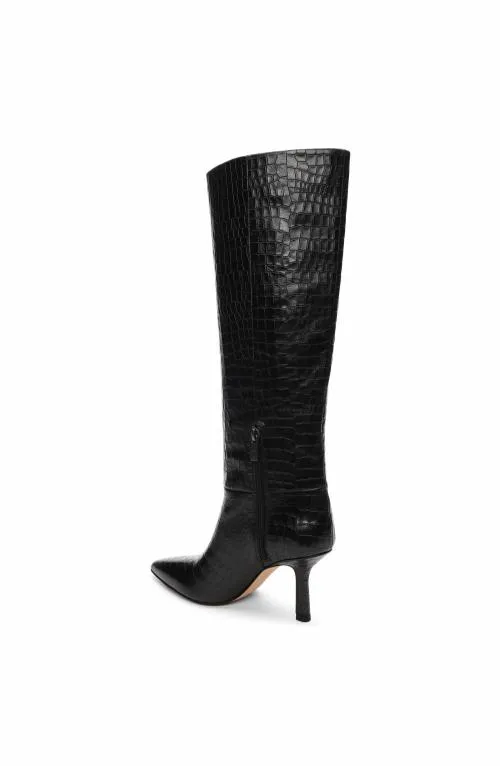 Women Boots Liverpool Los Angeles Bryn Max Calf Twotone Leather Boot Black