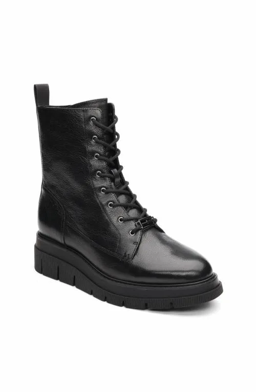 Women Boots Liverpool Los Angeles Redlands Lace Up Bootie Black
