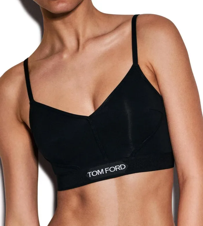 Women Bras Tom Ford Modal Signature Top Black Women Bras Tom Ford Modal Signature Top Black