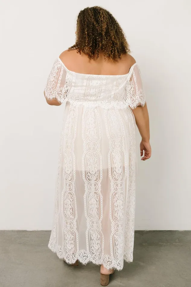 Women Bridal Baltic Born Caroline Lace Maxi Dress Off White Women Bridal Baltic Born Caroline Lace Maxi Dress Off White