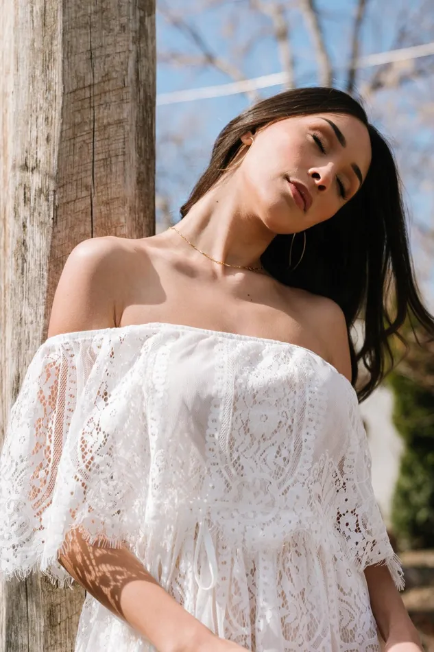 Women Bridal Baltic Born Caroline Lace Maxi Dress Off White Women Bridal Baltic Born Caroline Lace Maxi Dress Off White