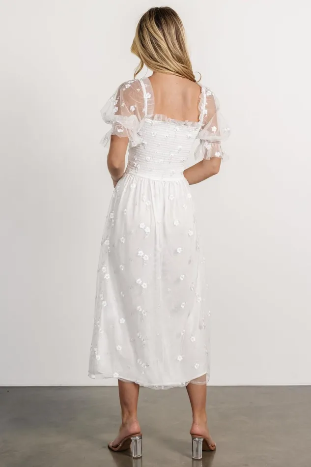 Women Bridal Baltic Born Emilia Embroidered Dress Off White Women Bridal Baltic Born Emilia Embroidered Dress Off White
