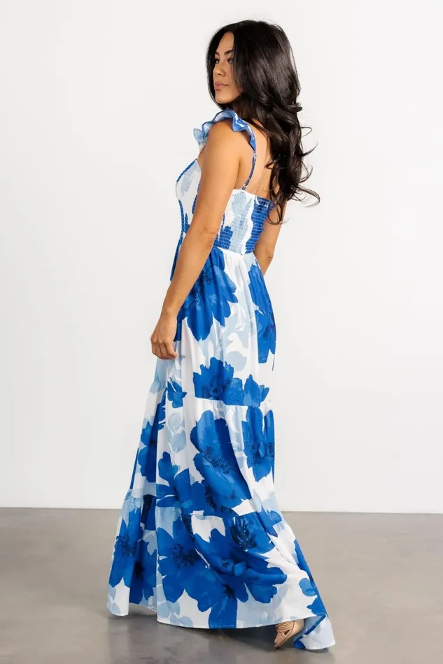 Women Bump Friendly Baltic Born Mikaela Maxi Dress Blue Floral Women Bump Friendly Baltic Born Mikaela Maxi Dress Blue Floral