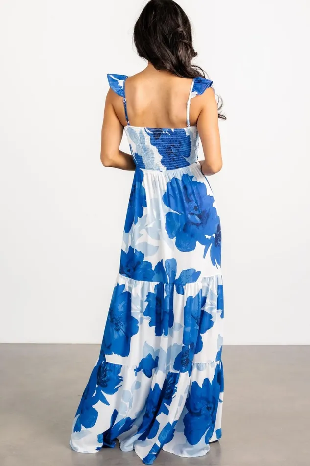 Women Bump Friendly Baltic Born Mikaela Maxi Dress Blue Floral Women Bump Friendly Baltic Born Mikaela Maxi Dress Blue Floral