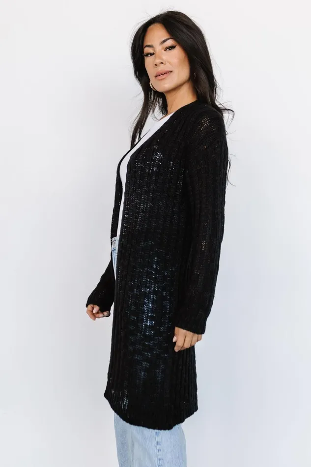 Women Cardigans Baltic Born Devman Knit Cardigan Black Women Cardigans Baltic Born Devman Knit Cardigan Black