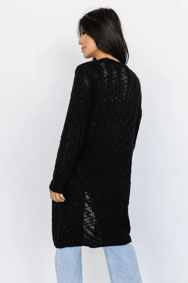 Women Cardigans Baltic Born Devman Knit Cardigan Black Women Cardigans Baltic Born Devman Knit Cardigan Black