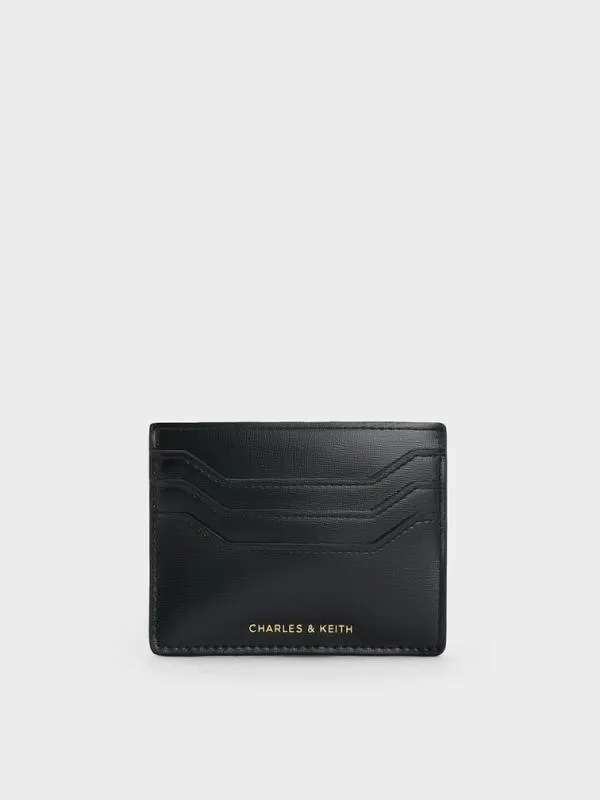 Women Carli MultiSlot Card Holder 8211 Black CHARLES and KEITH Card Holders