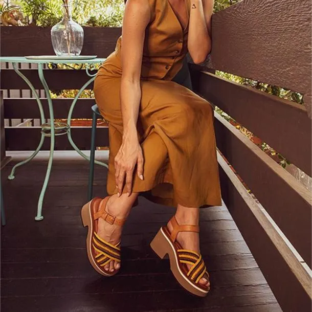 Women CARYA Crochet Mango Clergerie Sandals