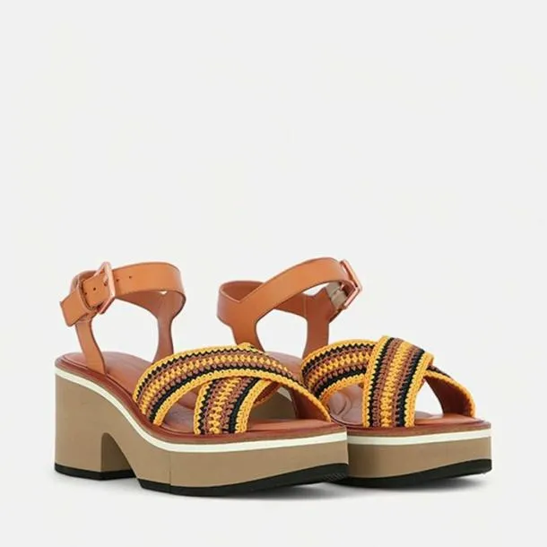 Women CARYA Crochet Mango Clergerie Sandals