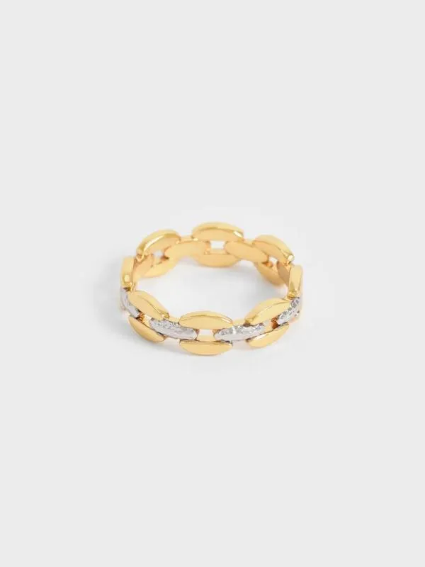 Women ChainLink Ring 8211 Multi CHARLES and KEITH Rings