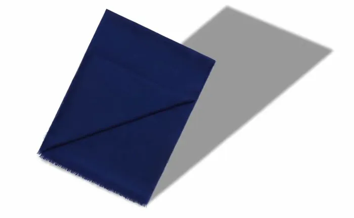 Women Cobalt Blue Superfine Cashmere Scarf Manolo Blahnik Gifts For Her