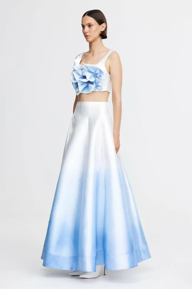 Women CRAGIBURNE SKIRT Ivory and Midnight Acler Skirts