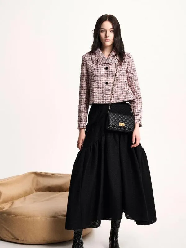 Women Cressida Quilted PushLock Clutch 8211 Black CHARLES and KEITH Clutches