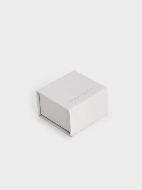 Women Crystal DoubleRow Eternity Ring 8211 Silver CHARLES and KEITH Rings Women Crystal DoubleRow Eternity Ring 8211 Silver CHARLES and KEITH Rings