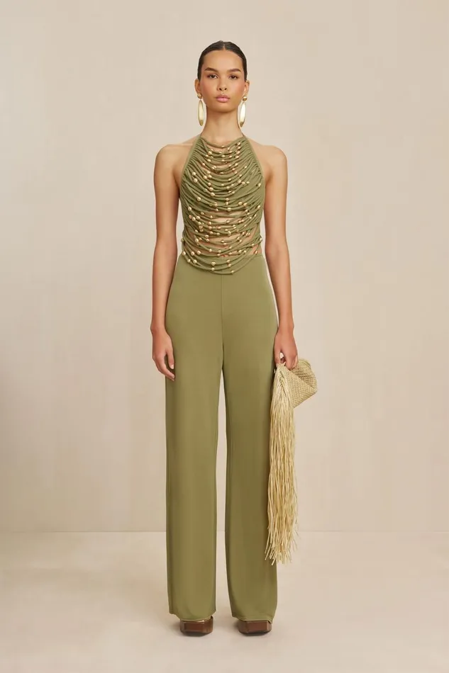 Women Cult Gaia Bottoms KORA PANT 8211 TEA