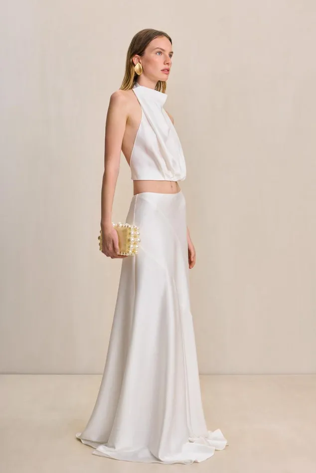 Women Cult Gaia Bottoms PELLI SKIRT 8211 OFF WHITE Women Cult Gaia Bottoms PELLI SKIRT 8211 OFF WHITE