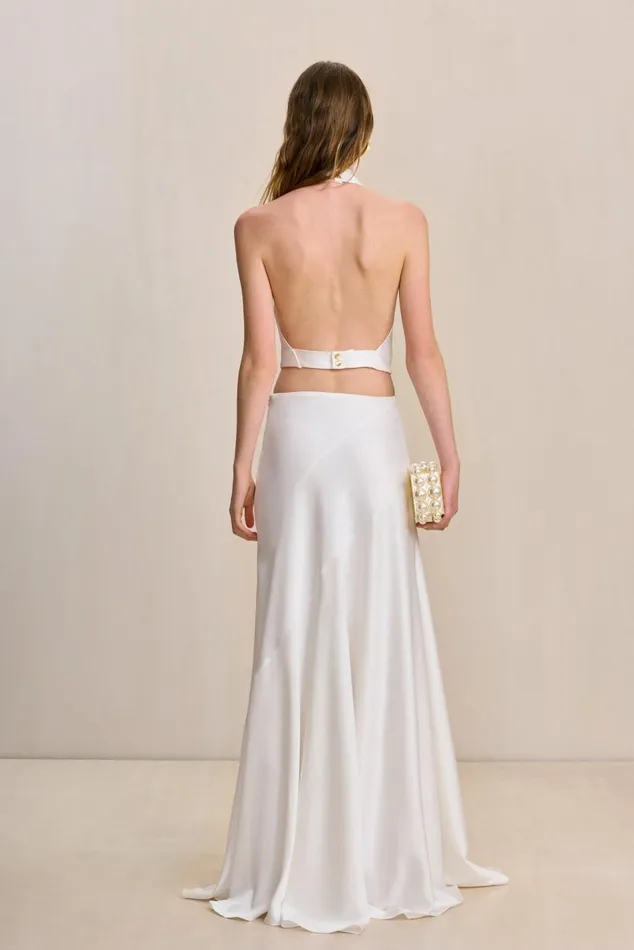 Women Cult Gaia Bottoms PELLI SKIRT 8211 OFF WHITE Women Cult Gaia Bottoms PELLI SKIRT 8211 OFF WHITE