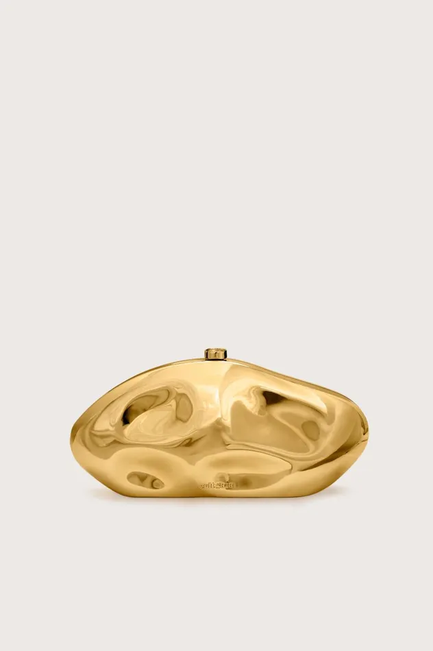 Women Cult Gaia Clutches THE CALDERA CLUTCH 8211 SHINY GOLD