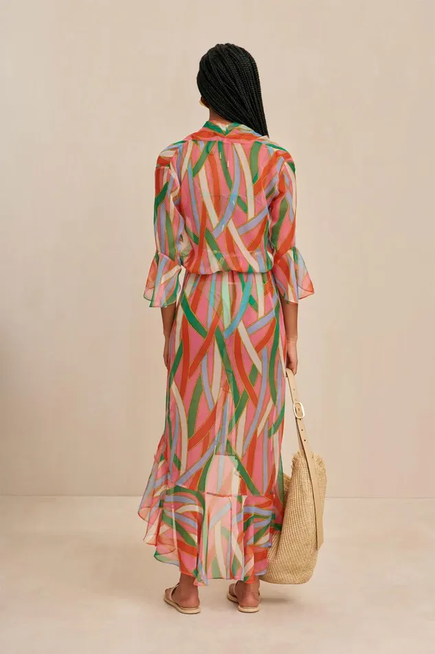 Women Cult Gaia Cover Ups DELIRA COVERUP 8211 VINTAGE STRIPE PRINT Women Cult Gaia Cover Ups DELIRA COVERUP 8211 VINTAGE STRIPE PRINT